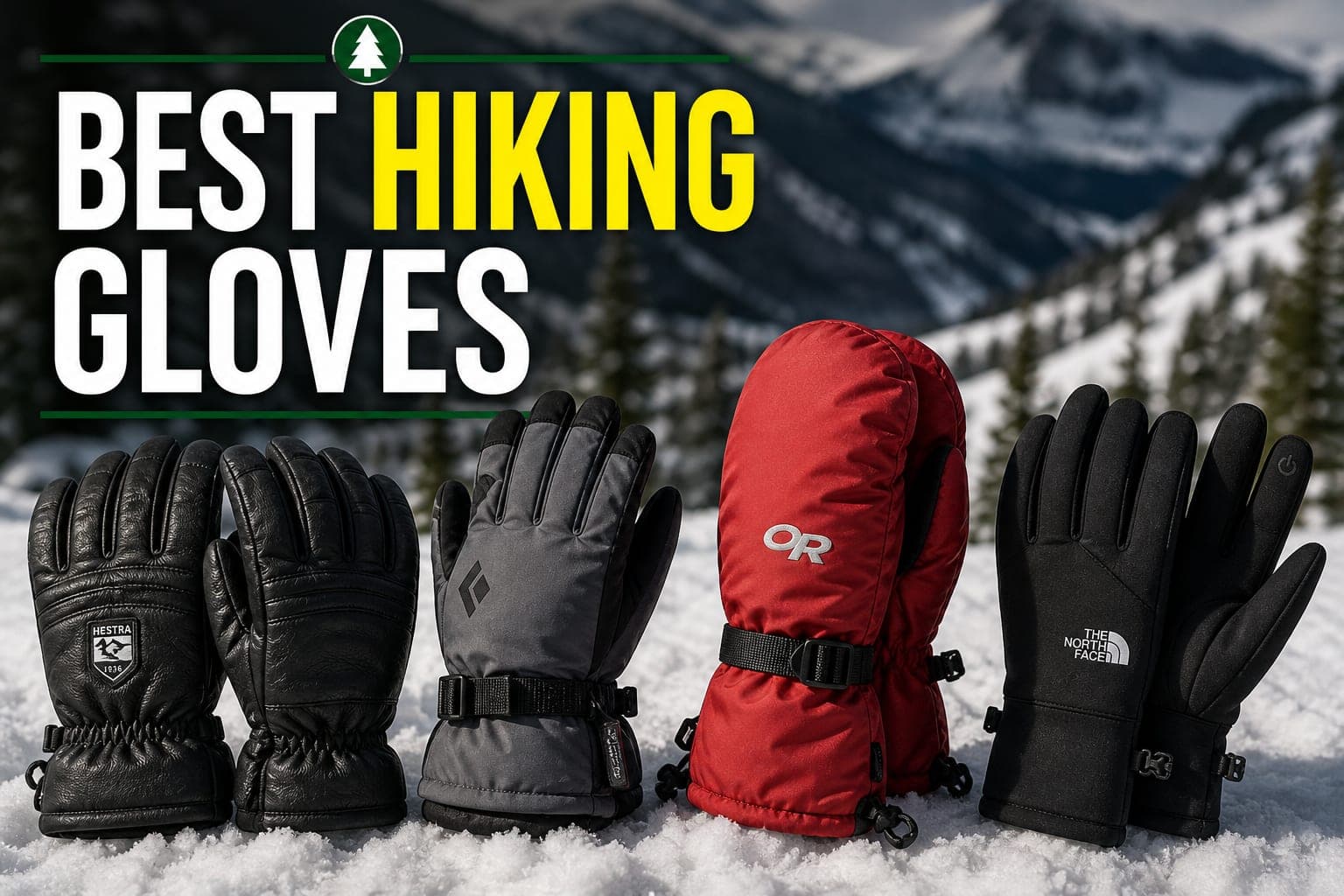 Best hiking gloves for cold and wet trail days