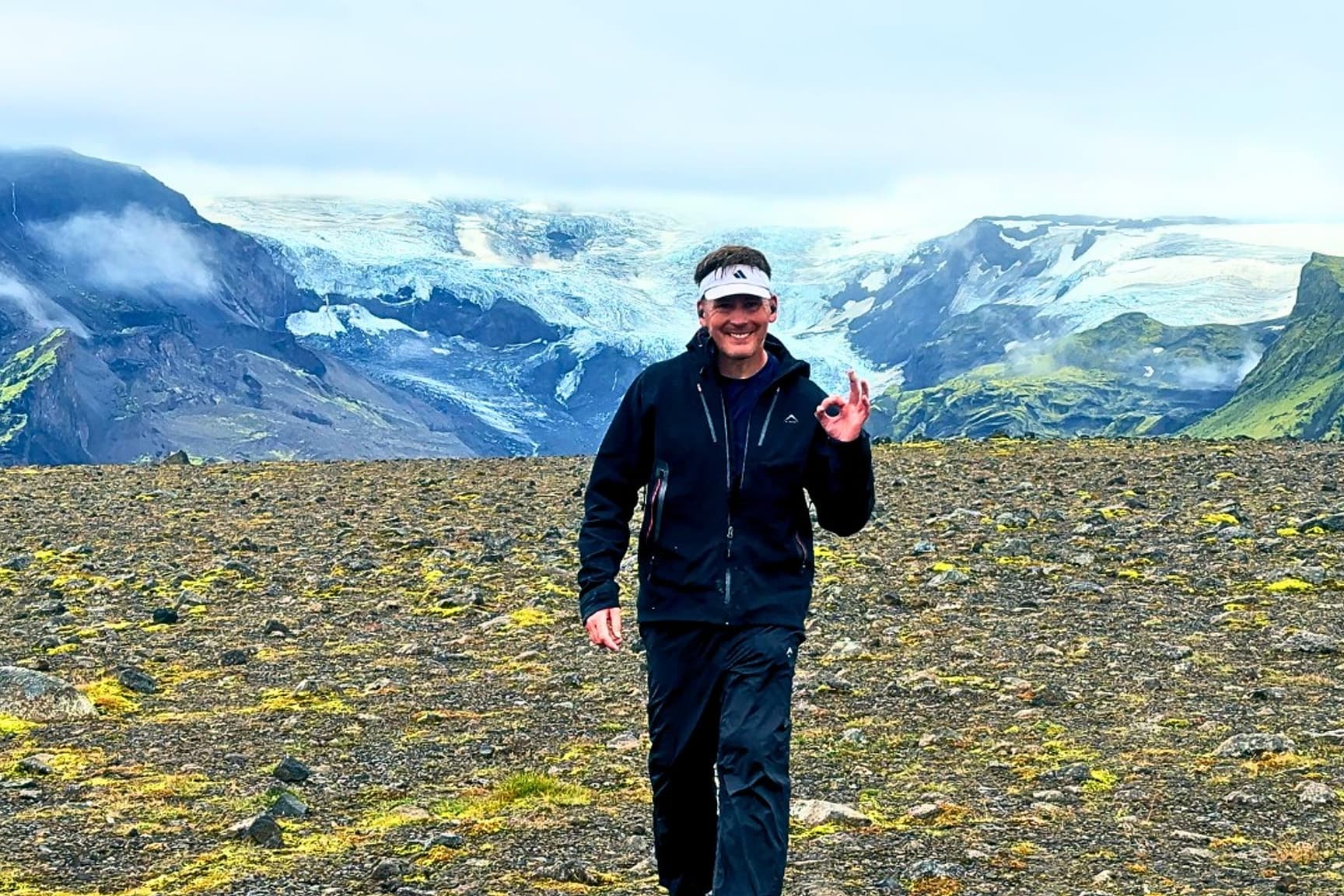 Glacier approach terrain on the Laugavegur