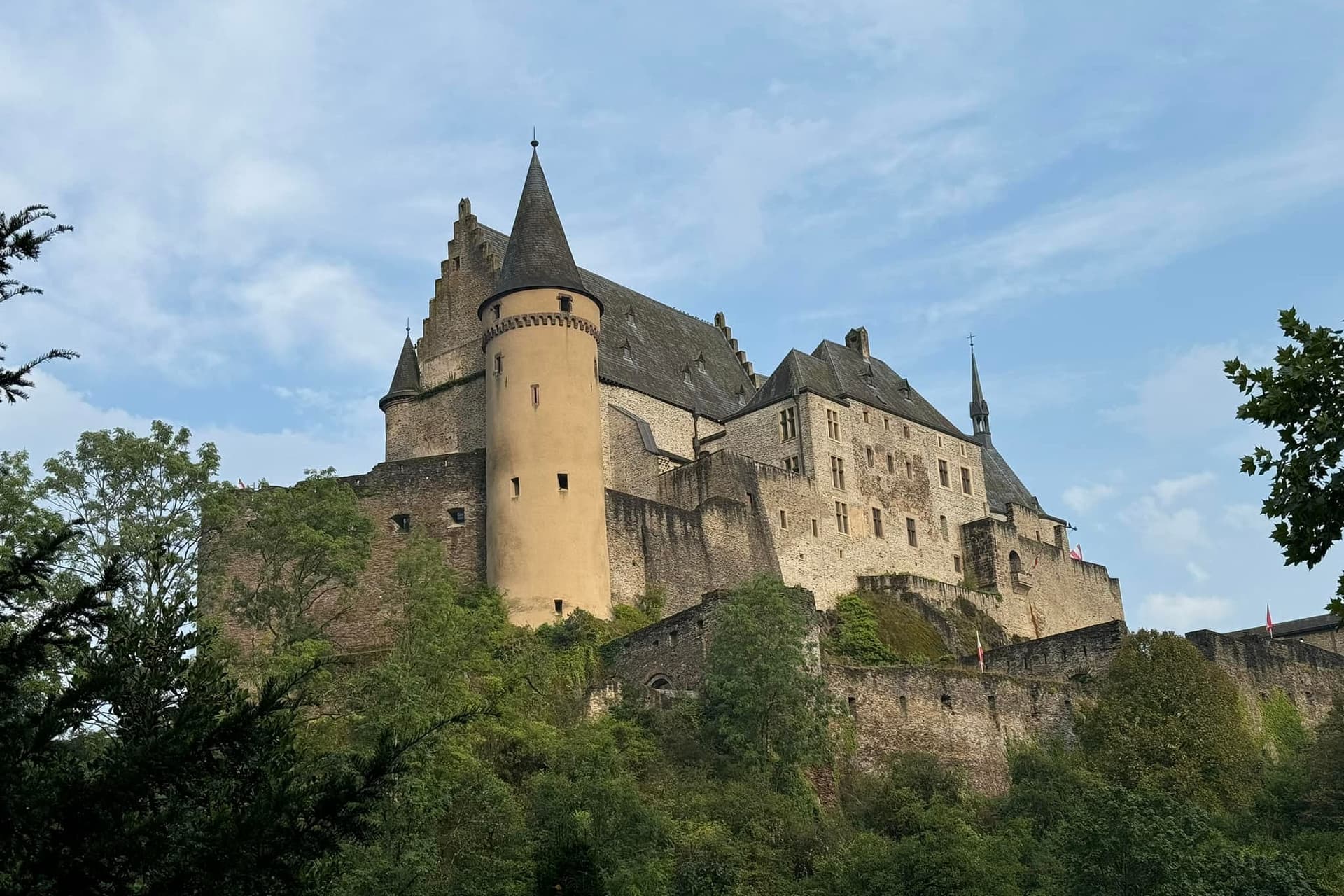 Castle above the Mullerthal Trail