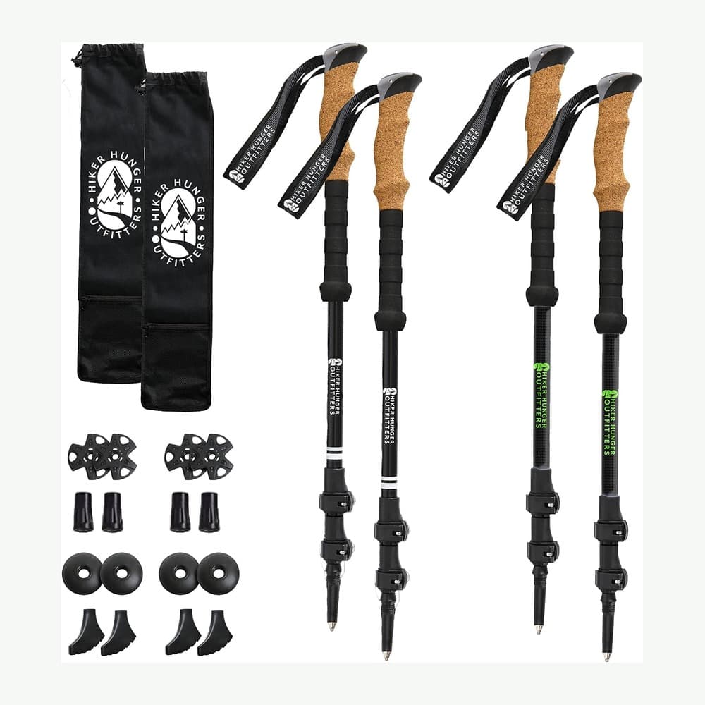 Hiker Hunger Carbon Fiber Trekking Poles