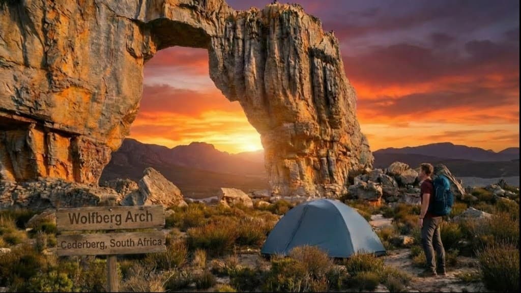 Cederberg camp cooking scene