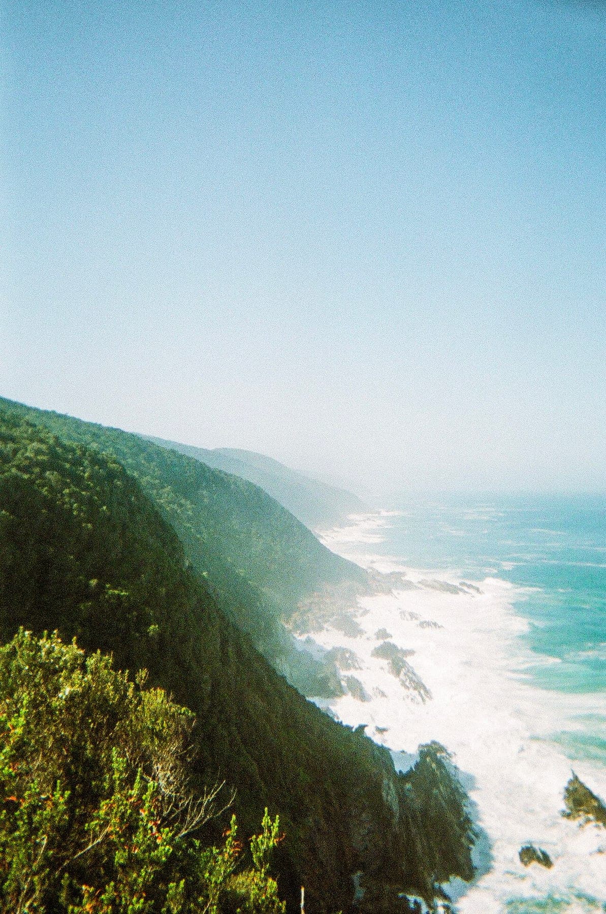 Rocky coastline on the Otter Trail, Garden Route, South Africa