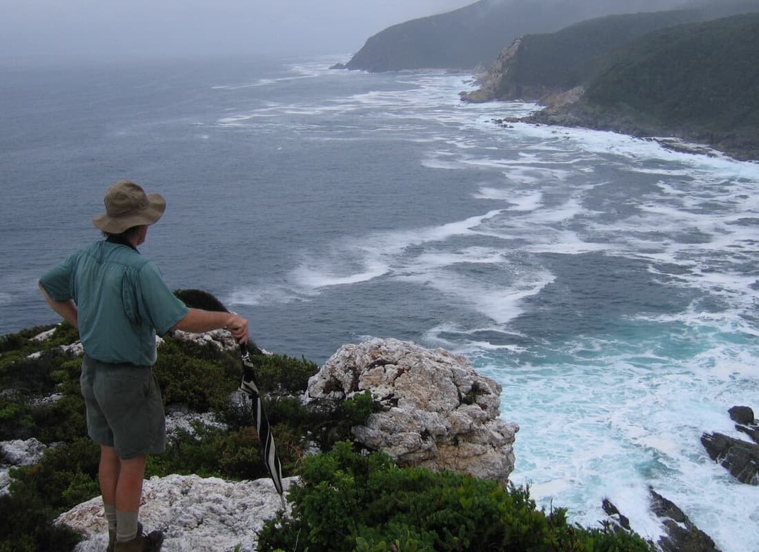 Forest sections and self-catered cooking on the Otter Trail