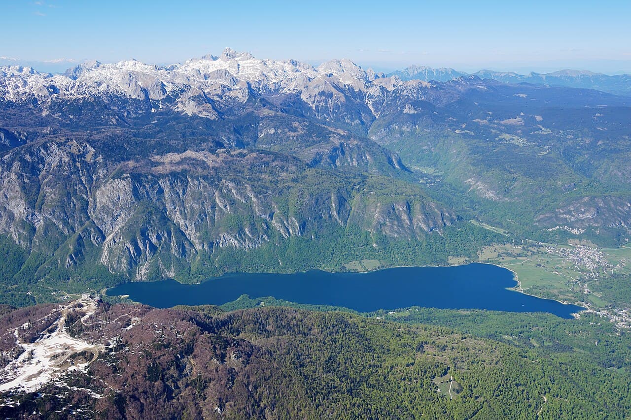 Lake Bohinj in Triglav National Park, Slovenia