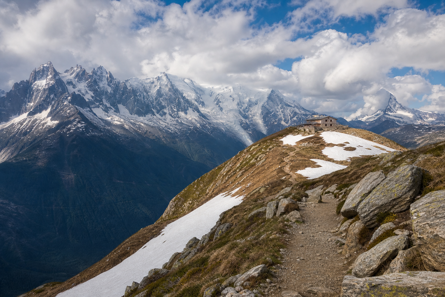 Alpine peaks on Europe’s classic long-distance treks