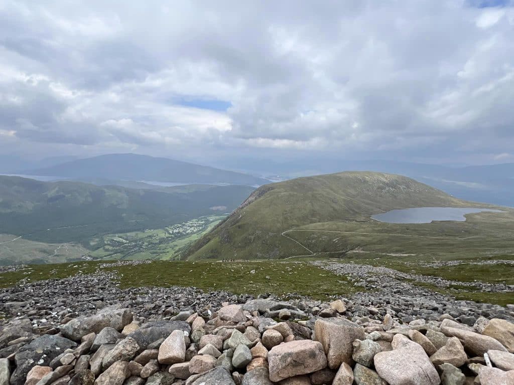 Highland views on Ben Nevis