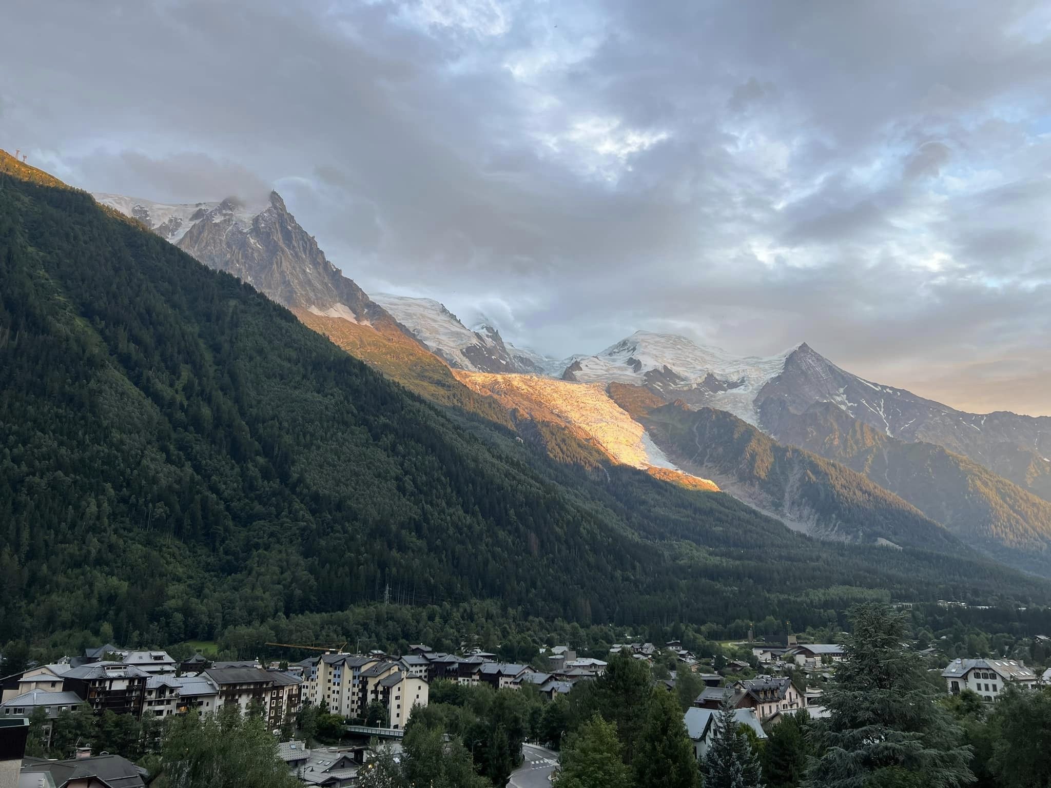 Mont Blanc view near Chamonix