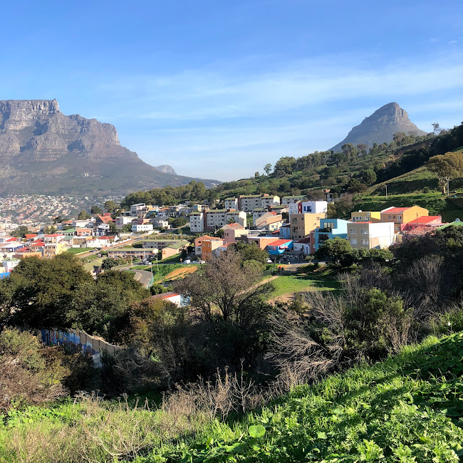 Lion's Head and Table Mountain above Cape Town