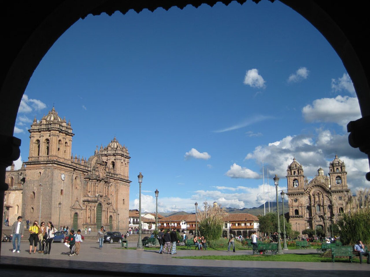 Plaza de Armas, Cusco — common base before Rainbow Mountain day hikes