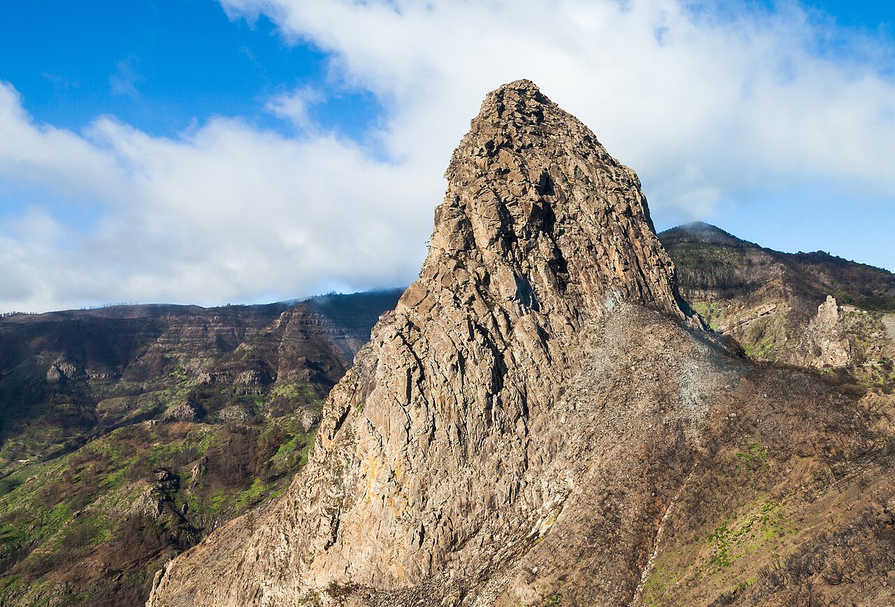 Roque Agando volcanic formation, La Gomera