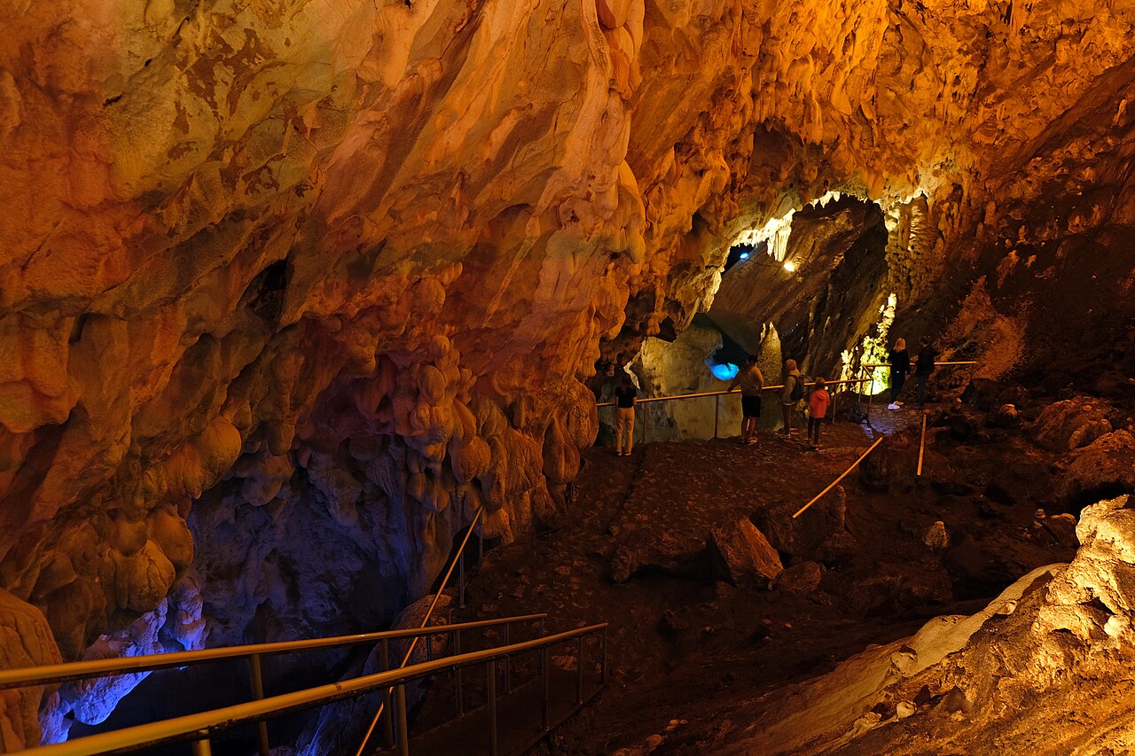 Interior of Vrelo Cave, Matka Canyon