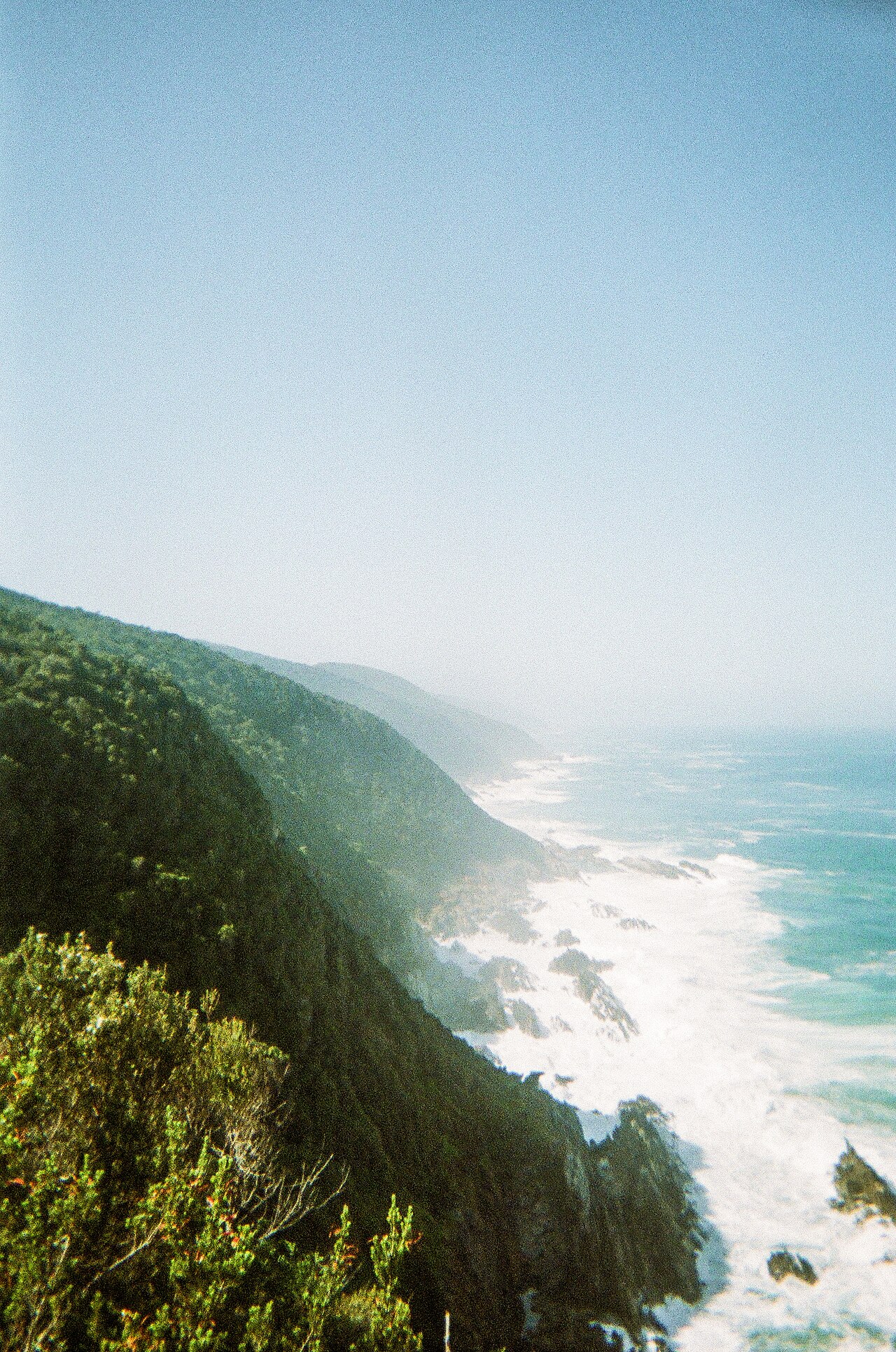 Rocky coastline on the Otter Trail, Garden Route, South Africa