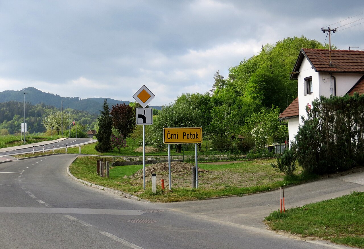 Šmartno village in the Brda wine region, Slovenia